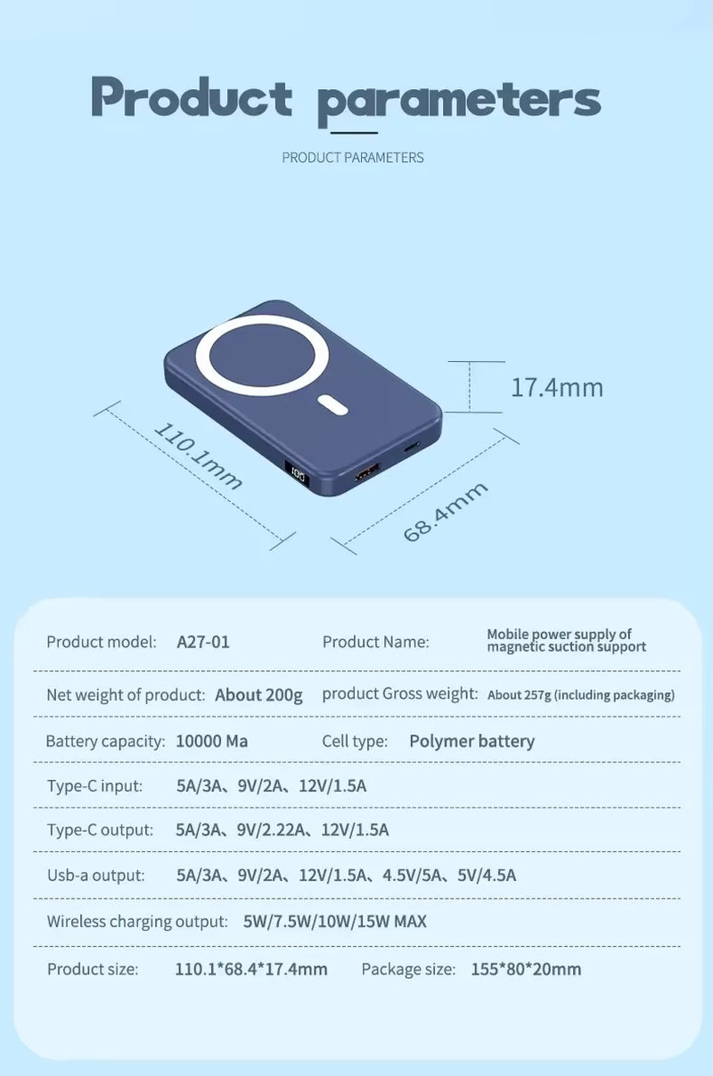 Foldable Magnetic Anker Battery 