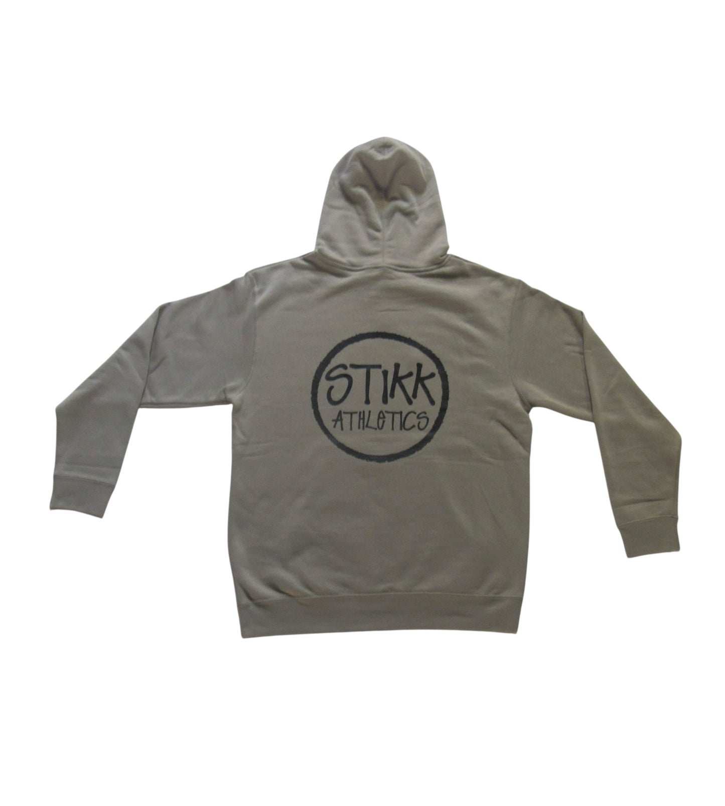 Cement Color Hoodie - w/ Black Logo