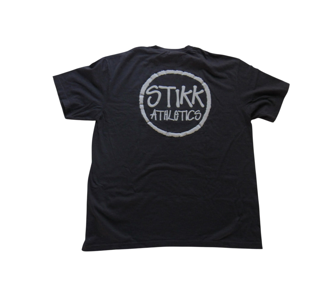 Black Short Sleeve T-Shirt w/ Grey Logo
