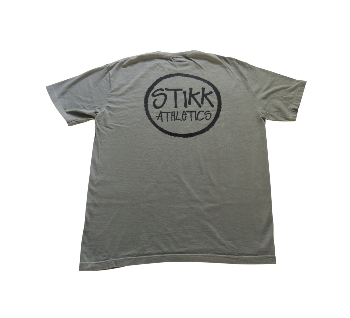Olive Short Sleeve T-Shirt w/ Black Logo