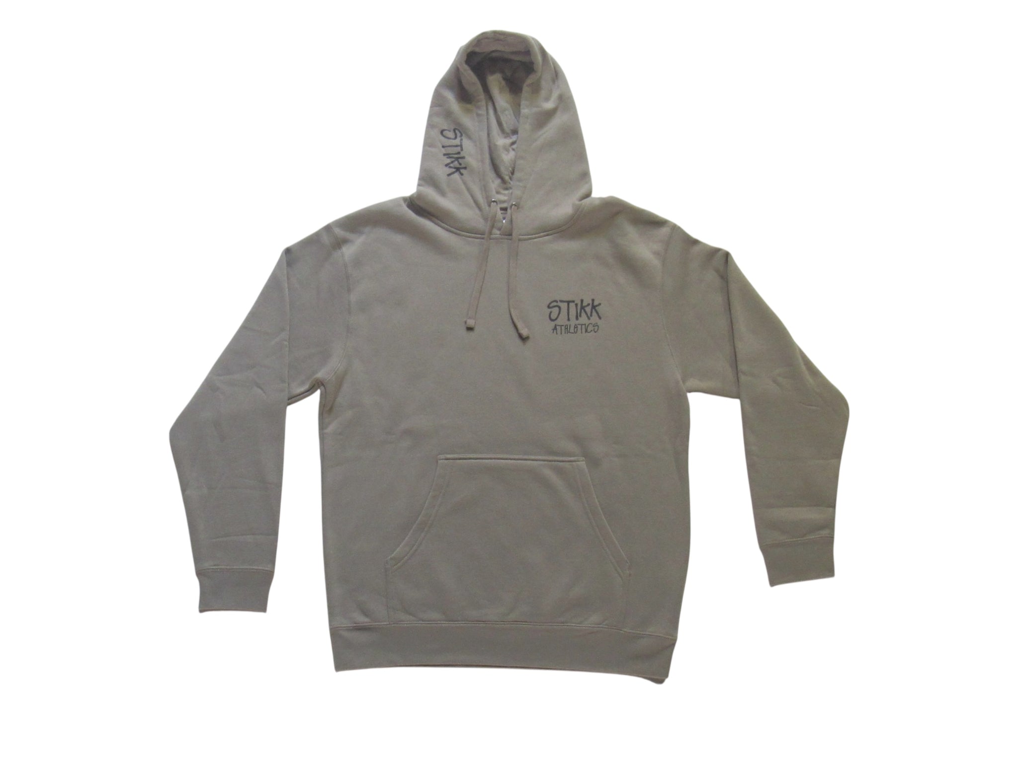 Cement Color Hoodie - w/ Black Logo