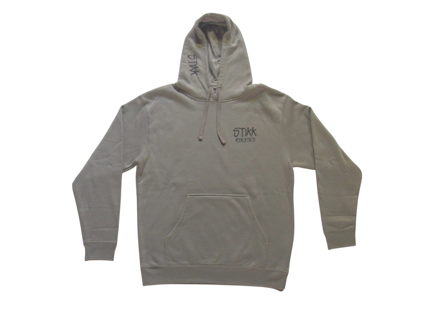 Cement Color Hoodie - w/ Black Logo