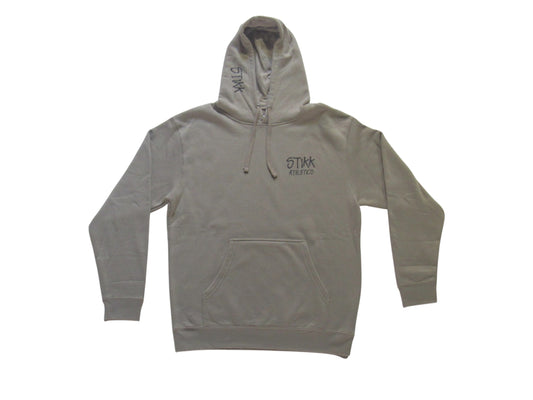 Cement Color Hoodie - w/ Black Logo